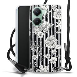 New Carry Case Transparent Stoff schwarz/silber