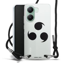 New Carry Case Transparent Stoff schwarz/silber