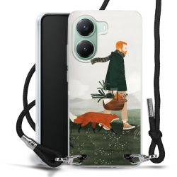 New Carry Case Transparent Stoff schwarz/silber