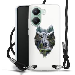 New Carry Case Transparent Stoff schwarz/silber