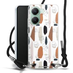 New Carry Case Transparent Stoff schwarz/silber