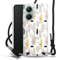 New Carry Case Transparent Stoff schwarz/silber