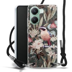 New Carry Case Transparent Stoff schwarz/silber