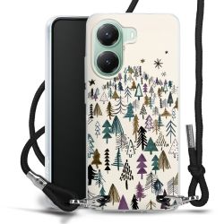 New Carry Case Transparent Stoff schwarz/silber