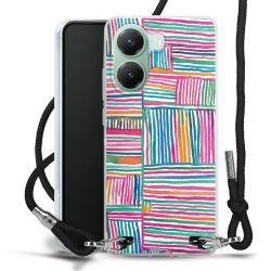 New Carry Case Transparent Stoff schwarz/silber