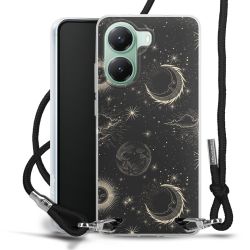 New Carry Case Transparent Stoff schwarz/silber