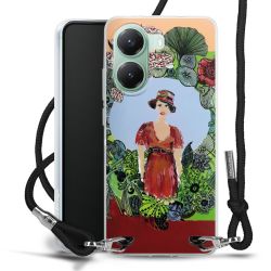 New Carry Case Transparent Stoff schwarz/silber