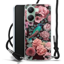 New Carry Case Transparent Stoff schwarz/silber