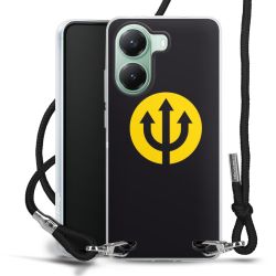 New Carry Case Transparent Stoff schwarz/silber