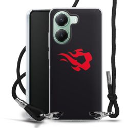 New Carry Case Transparent Stoff schwarz/silber