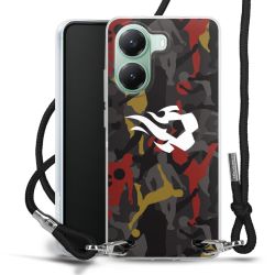 New Carry Case Transparent Stoff schwarz/silber