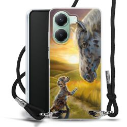 New Carry Case Transparent Stoff schwarz/silber