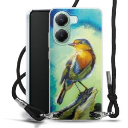 New Carry Case Transparent Stoff schwarz/silber