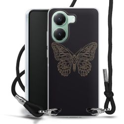 New Carry Case Transparent Stoff schwarz/silber