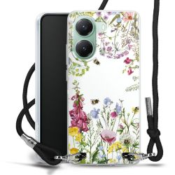 New Carry Case Transparent Stoff schwarz/silber