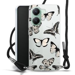 New Carry Case Transparent Stoff schwarz/silber