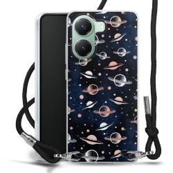 New Carry Case Transparent Stoff schwarz/silber