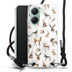 New Carry Case Transparent Stoff schwarz/silber