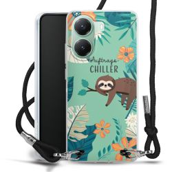 New Carry Case Transparent Stoff schwarz/silber