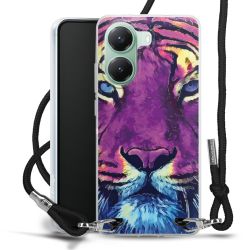 New Carry Case Transparent Stoff schwarz/silber