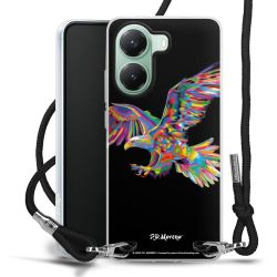 New Carry Case Transparent Stoff schwarz/silber