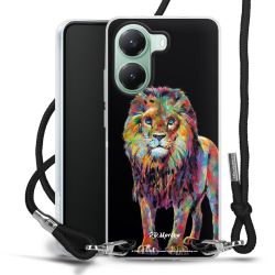 New Carry Case Transparent Stoff schwarz/silber