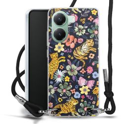 New Carry Case Transparent Stoff schwarz/silber