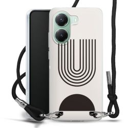 New Carry Case Transparent Stoff schwarz/silber