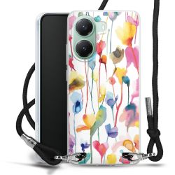 New Carry Case Transparent Stoff schwarz/silber