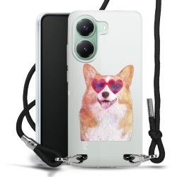 New Carry Case Transparent Stoff schwarz/silber