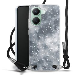 New Carry Case Transparent Stoff schwarz/silber