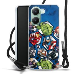 New Carry Case Transparent Stoff schwarz/silber