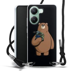 Carry Case Stoff schwarz/silber