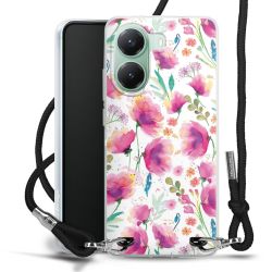 New Carry Case Transparent Stoff schwarz/silber