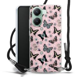 New Carry Case Transparent Stoff schwarz/silber