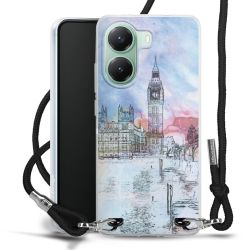 New Carry Case Transparent Stoff schwarz/silber