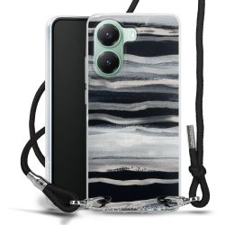 New Carry Case Transparent Stoff schwarz/silber