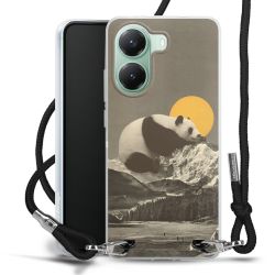 New Carry Case Transparent Stoff schwarz/silber