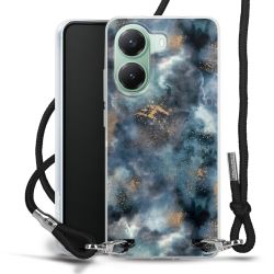 New Carry Case Transparent Stoff schwarz/silber