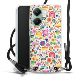 New Carry Case Transparent Stoff schwarz/silber