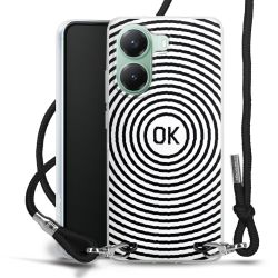 New Carry Case Transparent Stoff schwarz/silber