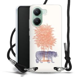 New Carry Case Transparent Stoff schwarz/silber