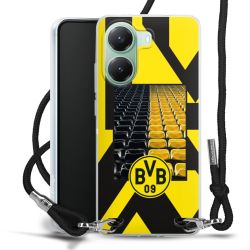 New Carry Case Transparent Stoff schwarz/silber