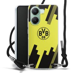 New Carry Case Transparent Stoff schwarz/silber