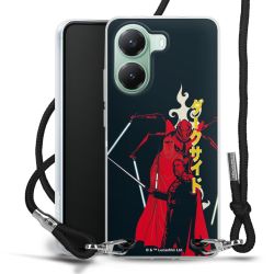 New Carry Case Transparent Stoff schwarz/silber