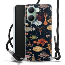 New Carry Case Transparent Stoff schwarz/silber