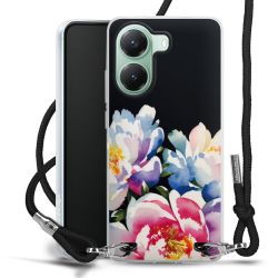 New Carry Case Transparent Stoff schwarz/silber