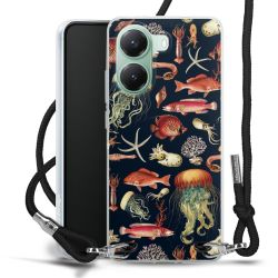 New Carry Case Transparent Stoff schwarz/silber