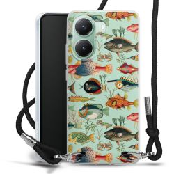 New Carry Case Transparent Stoff schwarz/silber