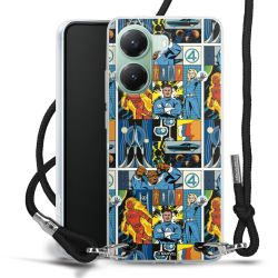 New Carry Case Transparent Stoff schwarz/silber